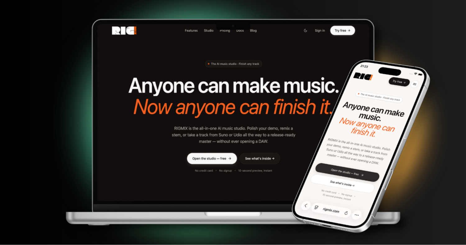 Rigmix — AI Vocal Extractor