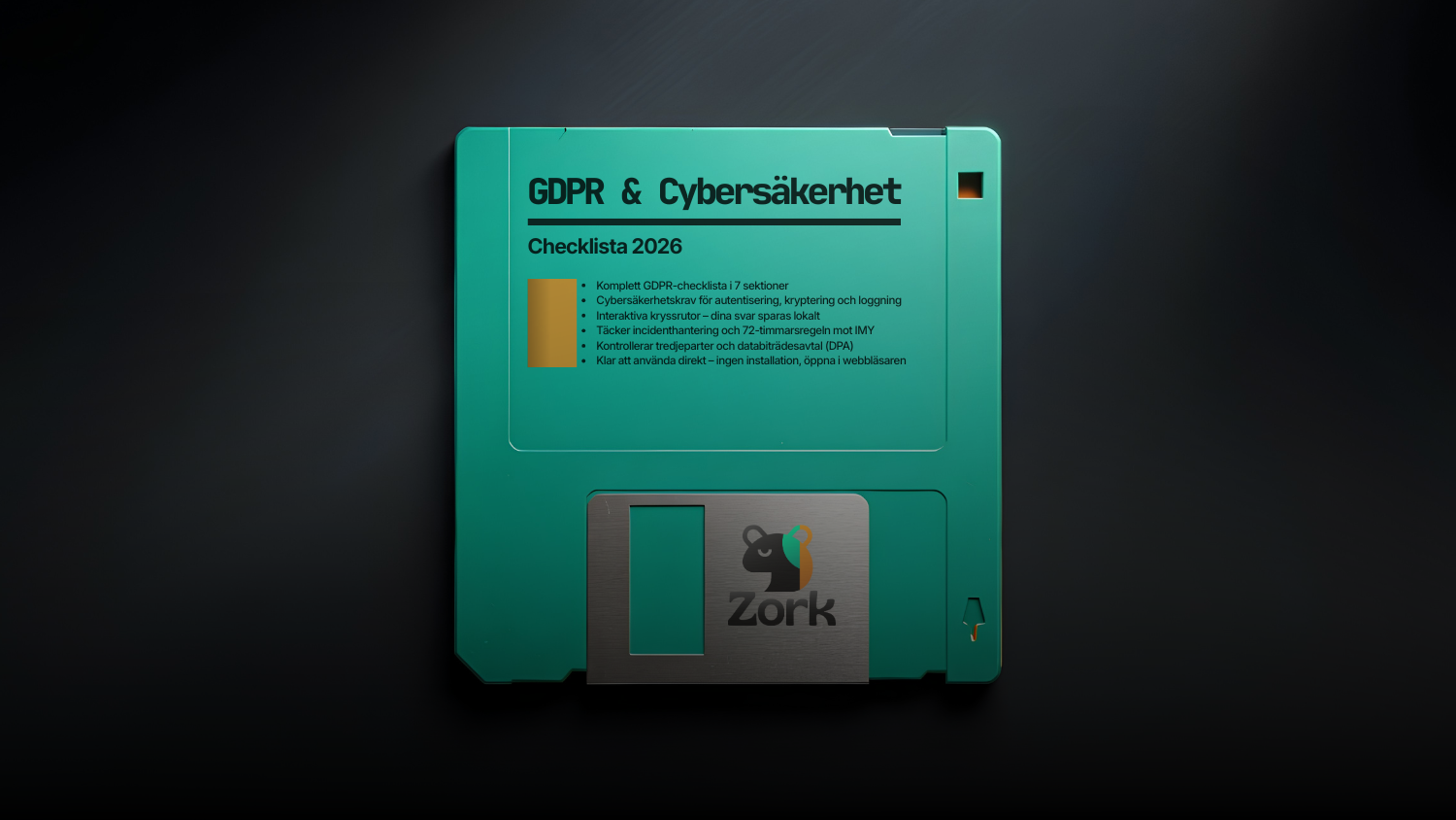 GDPR & Cybersäkerhet – Checklista 2026