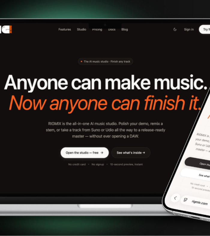 Rigmix — AI Vocal Extractor