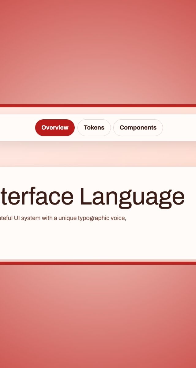 Design av Ember Interface Language i ZORC UI-designkit med fokus på högkvalitativa, tillgängliga UI-system och typografi