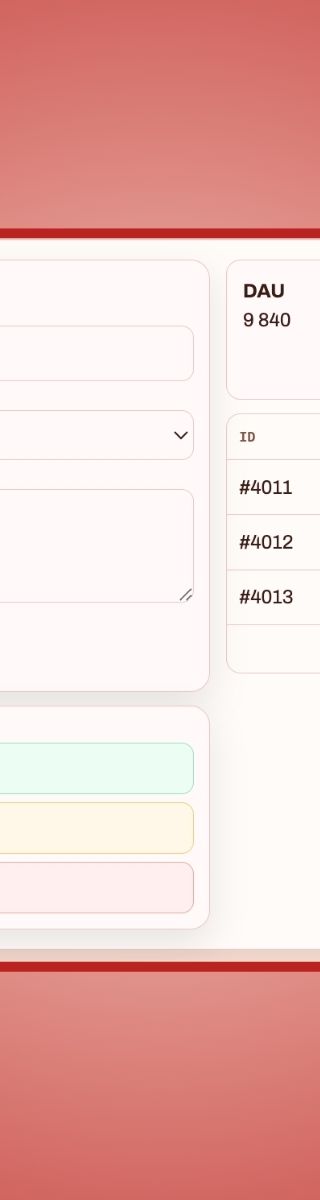 Ember UI System – skärmbild 3