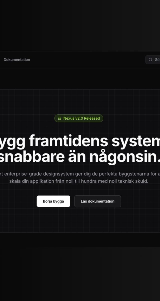 Nexus Ultimate God Mode – UI Kit i stilen Neon