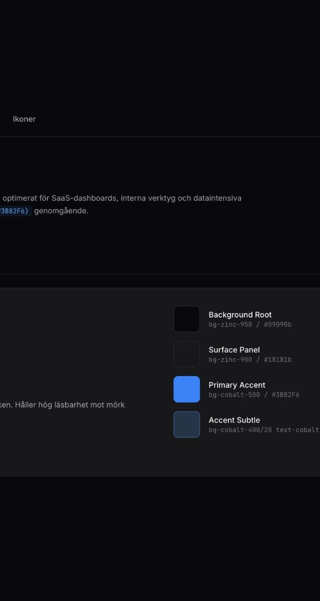 Cobalt – UI Kit i stilen Enterprise