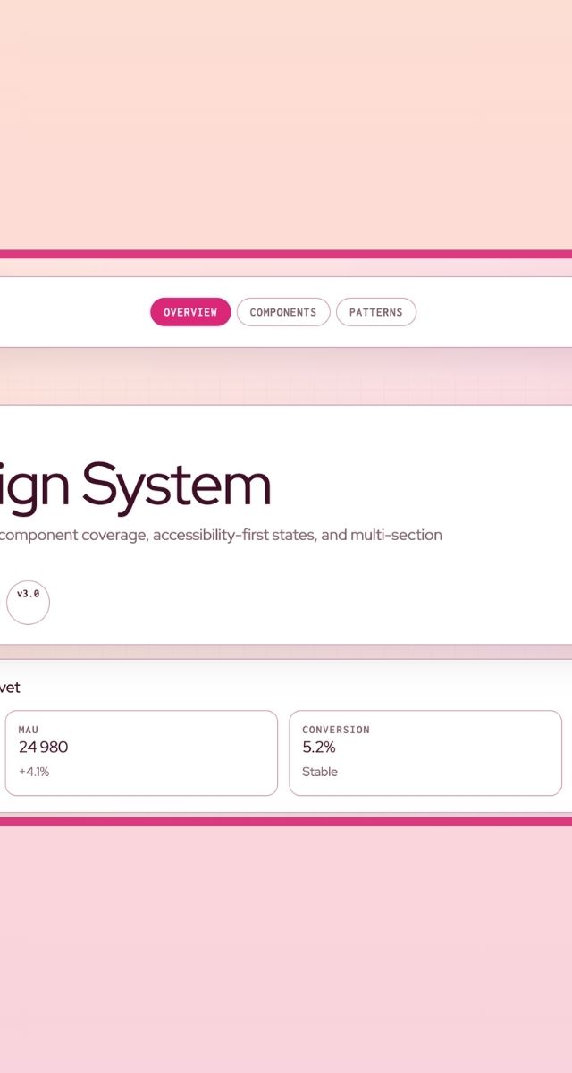 Velvet Design System för webbutveckling med komponenter, tillgänglighetsstandarder och produktionstemplater från ZORC