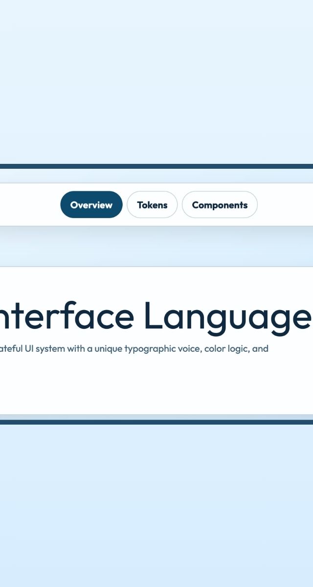 Interaktiv användargränssnitt för ZORC med fokus på enhetlig design, typografi och komponenter för webbutveckling och apputveckling