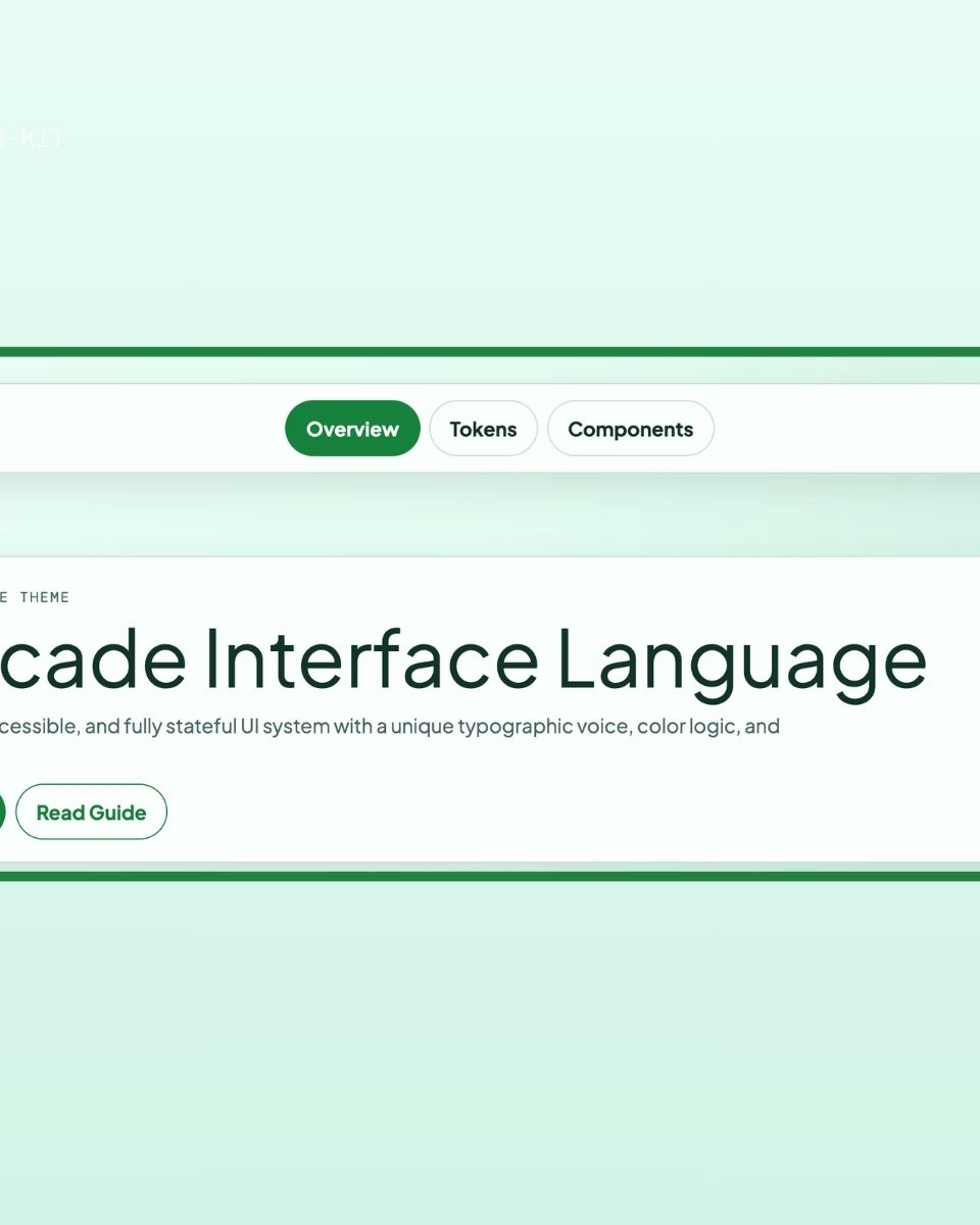 Cascade Interface Language i ZORCs designkit med högkvalitativa UI-komponenter och typografiska element