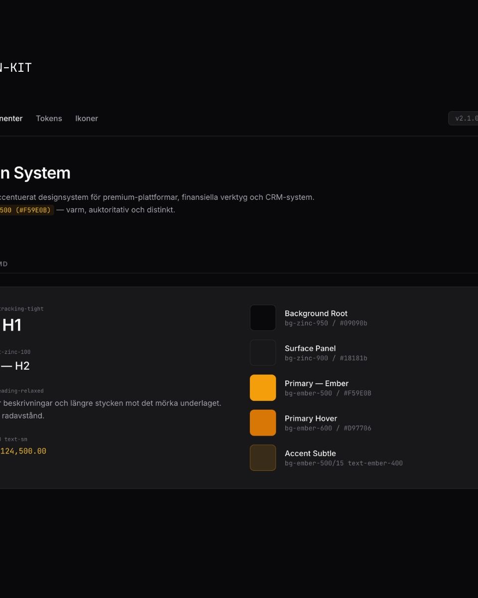 Ember – Dark UI Kit