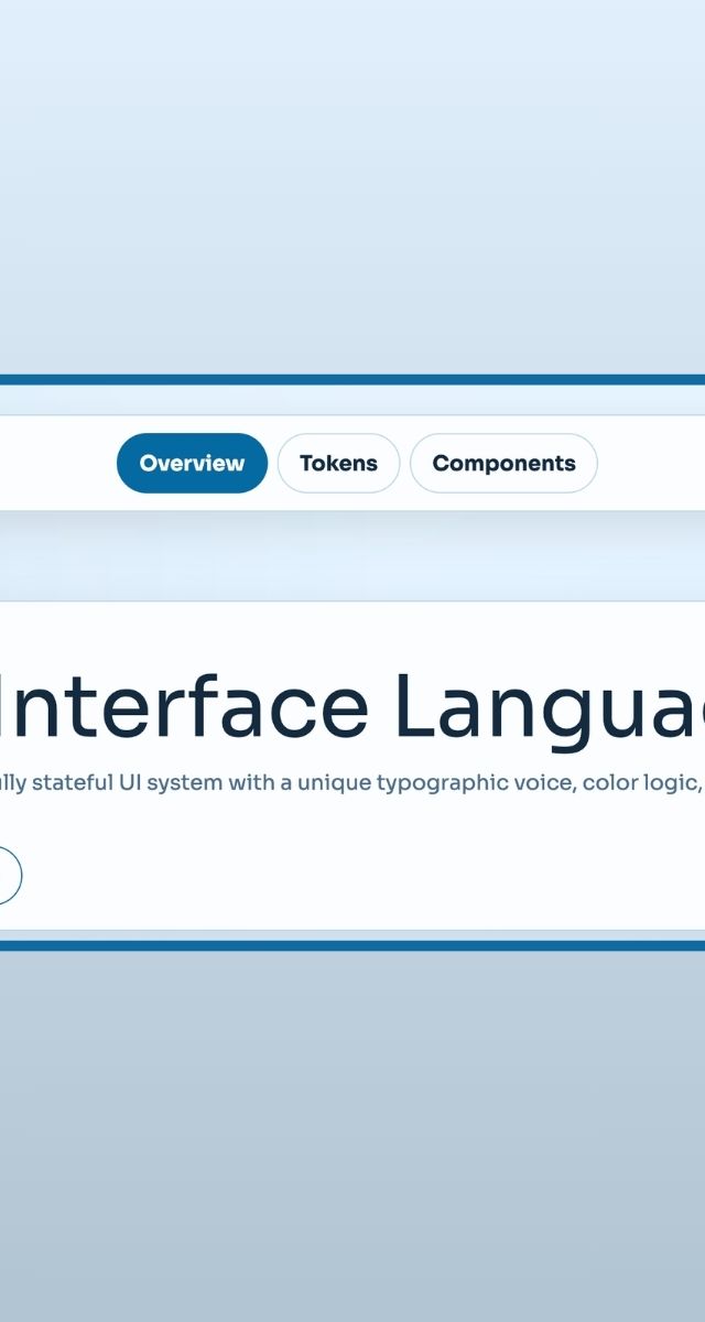 Tundra Interface Language från ZORC, en modern UI-design med fokus på färglogik och typografi för webbutveckling och appar
